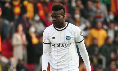 Adana Demirspor'un golcüsü Mario Balotelli: Messi ve Ronaldo ile aynı kalitedeyim