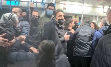 Marmaray'da maske tartışması (26 Mart 2022)