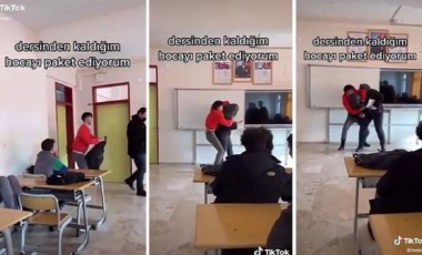 Okullarda 'TikTok' sarmalı: Başına poşet geçirdiler!