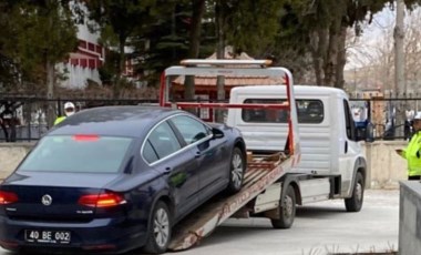 Alacağını alamayınca makam aracını haczettirdi