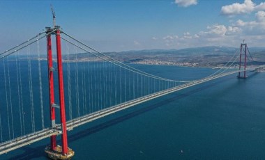 MSB, 1915 Çanakkale Köprüsü'nün uydu fotoğraflarını paylaştı