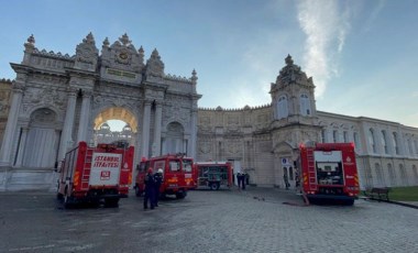 Dolmabahçe Sarayı’nda çıkan yangına ilişkin açıklama