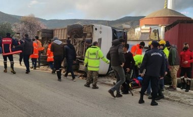 Akkuyu'da işçi servisi kazası: 13 işçi yaralandı