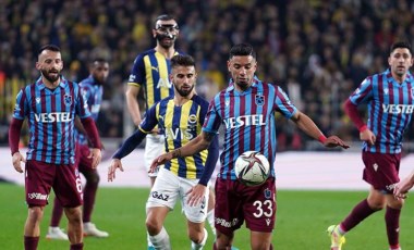 Fenerbahçe ile Trabzonspor yenişemedi! Fenerbahçe 1-1 Trabzonspor