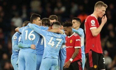 Manchester derbisinde kazanan 'maviler' oldu!