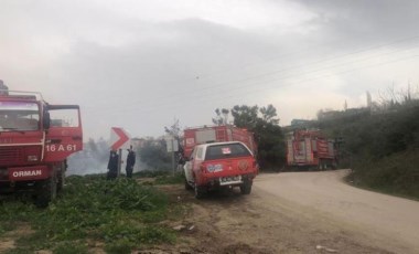 Bursa Gemlik’teki orman yangını kontrol altında