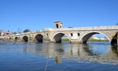 Edirne'de, geçen yıl 'taşan' Tunca Nehri'nin debisi bu yıl düştü