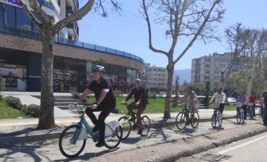 Bursa'da zamlara bisikletli eylem!