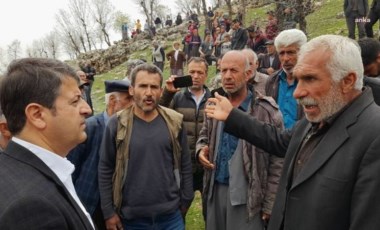 Adıyaman'da Kömür halkı, mera alanlarına yapılmak istenen maden ocağını protesto ediyor