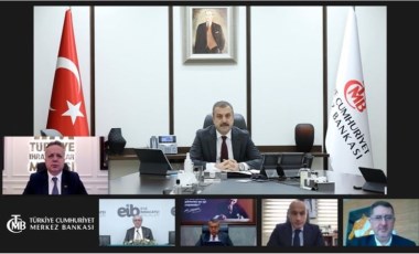 TCMB Başkanı Şahap Kavcıoğlu video konferansı gerçekleştirdi