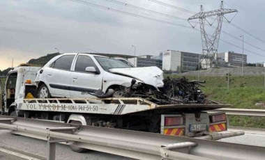 Son dakika: Şile otoyolunda feci kaza: 2’si ağır 3 yaralı