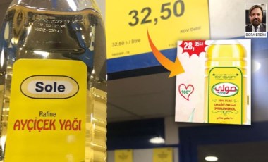 BİM ayçiçeği yağını Mısır’da 25 TL’ye Türkiye’de 32,5 TL’ye satıyor