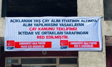 Rize'de CHP’nin afişleri toplatıldı