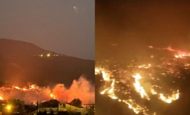 Hatay'da orman yangını (18 Nisan 2022) (Video Haber)