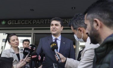 DP Genel Başkanı Uysal, Gelecek Partisi Genel Başkanı Davutoğlu'nu ziyaret etti