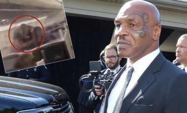 Kendinden geçti! Mike Tyson, uçağı ringe çevirdi...