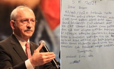 Mermi dolu kavanozla tehdit etmişti; Kemal Kılıçdaroğlu'na yazılan özür mektubu ortaya çıktı!