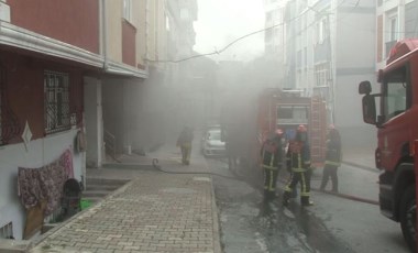 Arnavutköy’de korkutan yangın