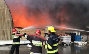 Bakü'deki yangın 15 saatte söndürüldü