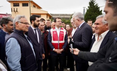 İmamoğlu, Tuzla'da yanan fabrikada incelemelerde bulundu: Alınması gereken çok tedbir var