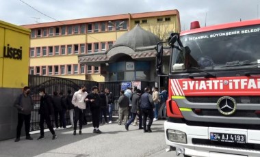 Avcılar'da lisede yangın paniği