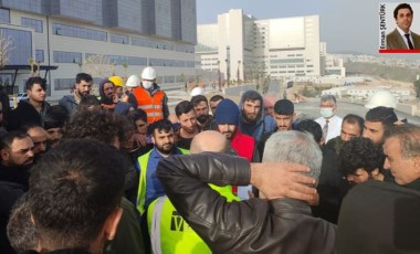 İzmir’de şehir hastanesi işçilerinden maaş isyanı