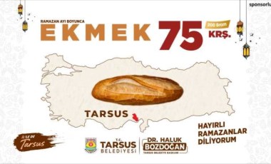 Tarsus zamlara meydan okuyor: Ekmek 75 kuruş