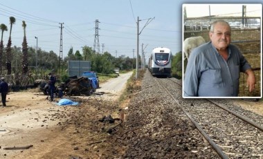 Yolcu treni hemzemin geçitte traktöre çarptı: Sürücü öldü (01 Mayıs 2022)