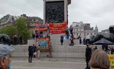 Londra'da 1 Mayıs! Gazeteci Taner Bildik, 1 Mayıs'ı Cumhuriyet için takip etti