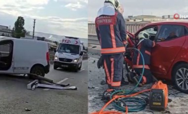 Başkent’te iki ayrı kaza: 1 ölü, 8 yaralı