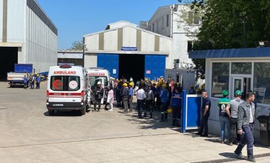 Kocaeli'de fabrika yangını: 10 işçi dumandan etkilendi (12 Mayıs 2022) (Video Haber)