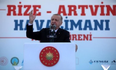 Erdoğan, Rize-Artvin Havalimanı açılışında konuştu: 'Şu anda uçaklarımız boş gidip geliyor'