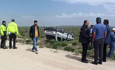 Yağmur duasına giderlerken otomobil takla attı: 1 ölü, 3 yaralı