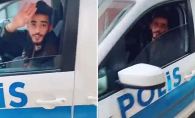 Polis otosuyla video çekti: Sınır dışı edilecek