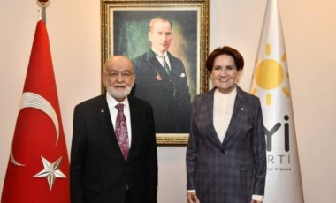 Temel Karamollaoğlu, Meral Akşener'i ziyaret etti