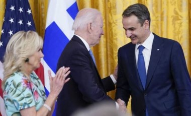 Biden Beyaz Saray'da Yunanistan Başbakanı Miçotakis için resepsiyon verdi