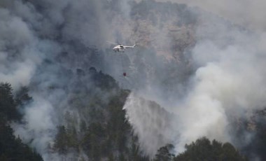 Alanya’daki orman yangını kısmen kontrol altına alındı