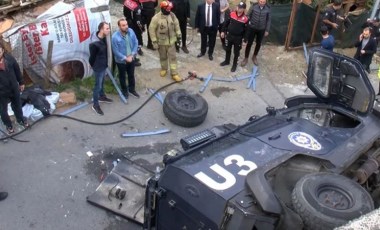 Polis ekibi kaza yaptı: Yaralılar var