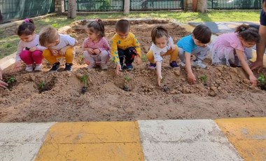 Aydın'da minik eller ata tohumlarını toprakla buluşturdu