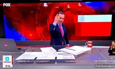 Fox Ana Haber'de habere sinirlenen Selçuk Tepeli yayını terk etti