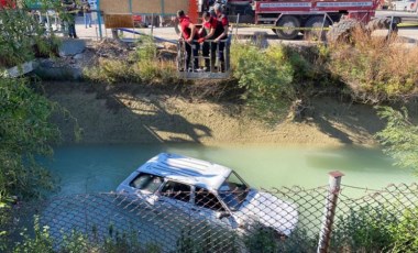 Otomobiliyle 'sulama kanalına' düşen mahalle bekçisi yaşamını yitirdi