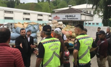 Yaş çay alım kampanyası sorunlu başladı: ÇAYKUR önünde eylem (22 Mayıs 2022) (Video Haber)