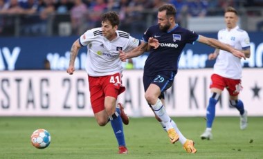 Hertha Berlin, Hamburg'u eleyerek Bundesliga'da kaldı