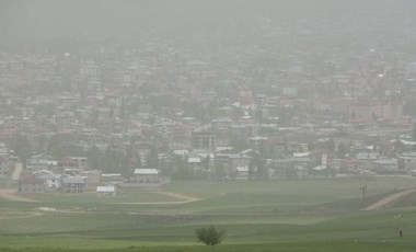 Van toz bulutuyla kaplandı