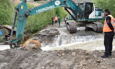 Erzurum'da felaket: Hidroelektrik santralinin su borusu patladı