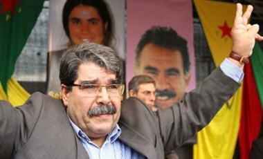 PKK/PYD'li Salih Müslim, Suriye'nin kuzeyindeki ABD üssünden İsveç devlet televizyonuna konuştu