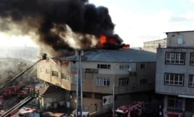 Bayrampaşa'da tekstil atölyesinde yangın: Ölü ve yaralılar var