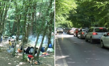 Belgrad Ormanı'na piknikçi akını: 'İstanbul'dan ancak bu şekilde çıkabiliyoruz'