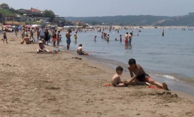 Şile'de plajlarda yoğunluk: 'Sultanbeyli'den geldik değişiklik olsun diye'