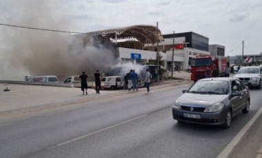 Bodrum’da yangın paniği